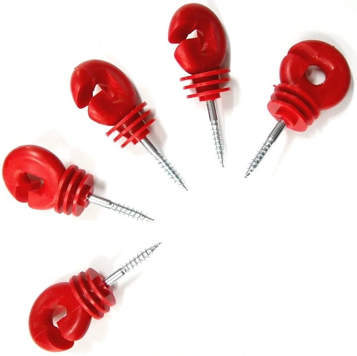 Izolator okrągły Eco z wkrętem do drewna fi 5 Pomelac - Cavalo